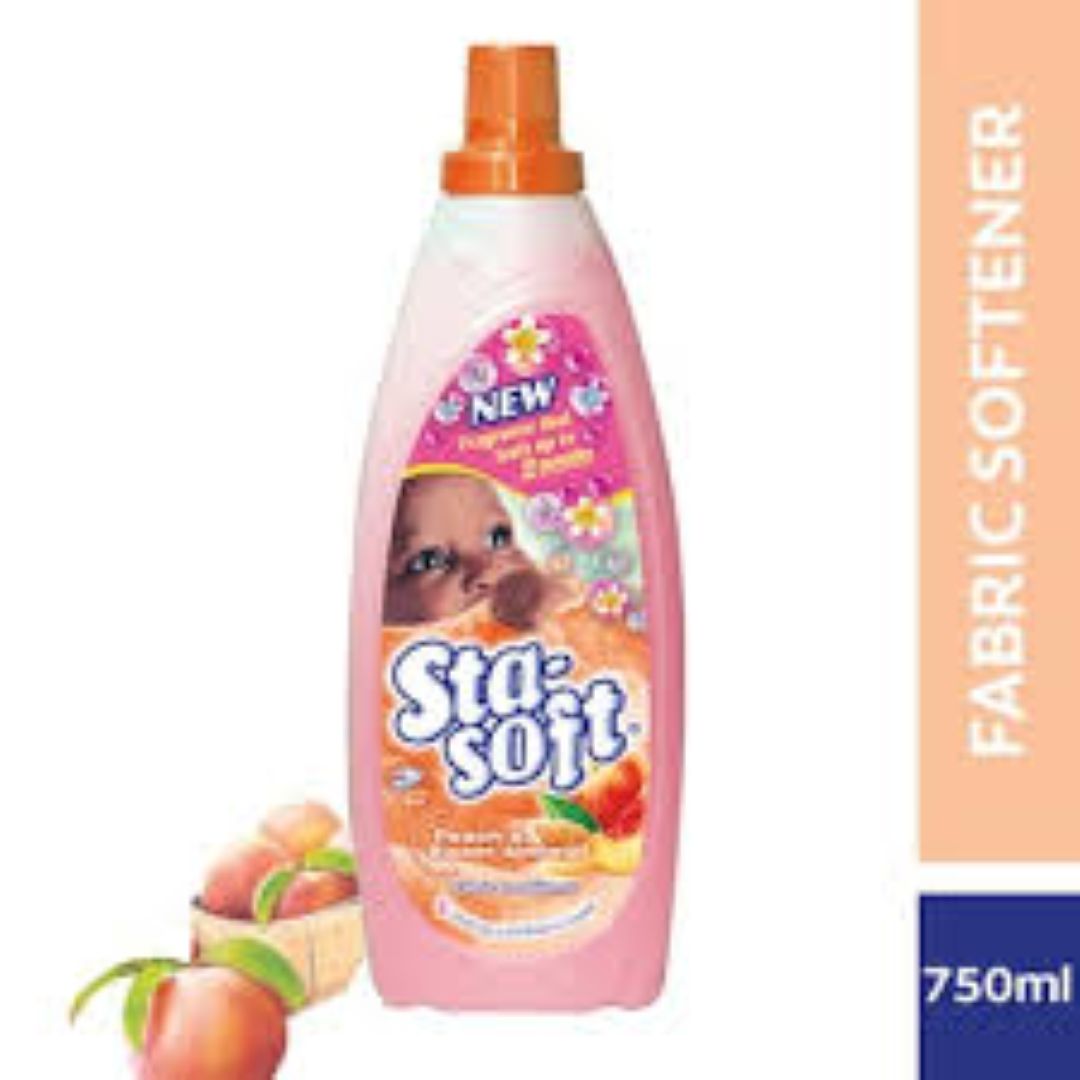 STA SOFT PEACH & SWEET ALMOND 750ML